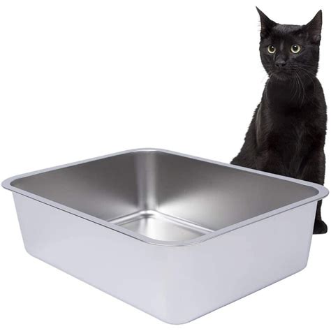 steel litter box near me|best stainless steel litter box.